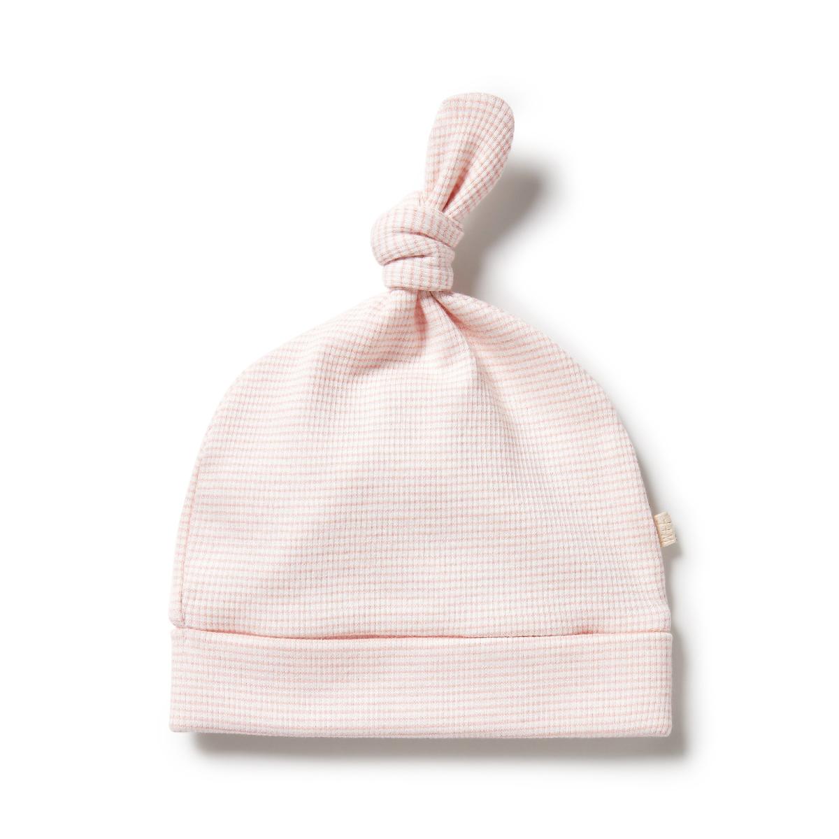 Wilson & Frenchy Organic Stripe Rib Knot Hat