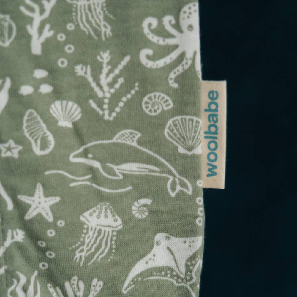 Woolbabe Merino/Organic Cotton Gown - Prints