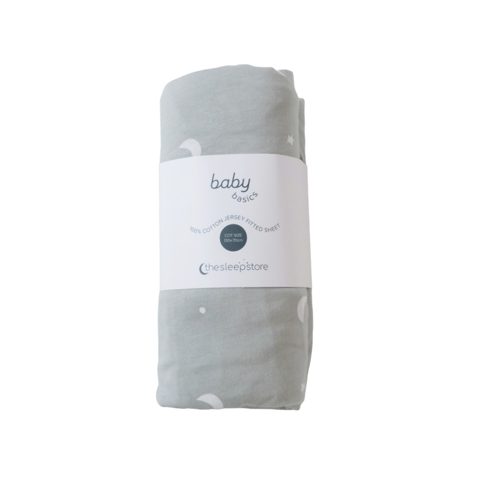 Baby Basics Cot Fitted Sheet - 132 x 71cm