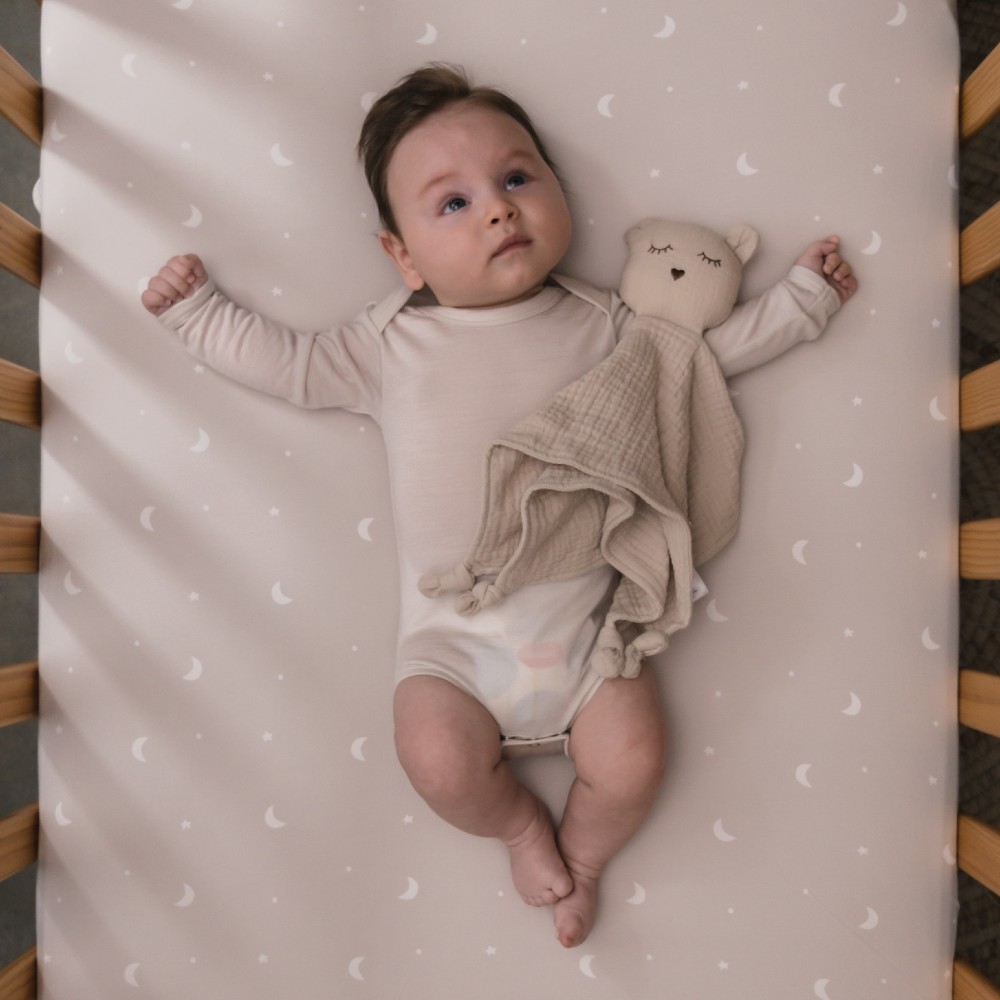 Baby Basics Cot Fitted Sheet - 132 x 71cm