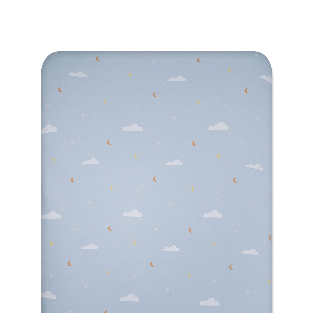 Baby Basics Cot Fitted Sheet - 132 x 71cm