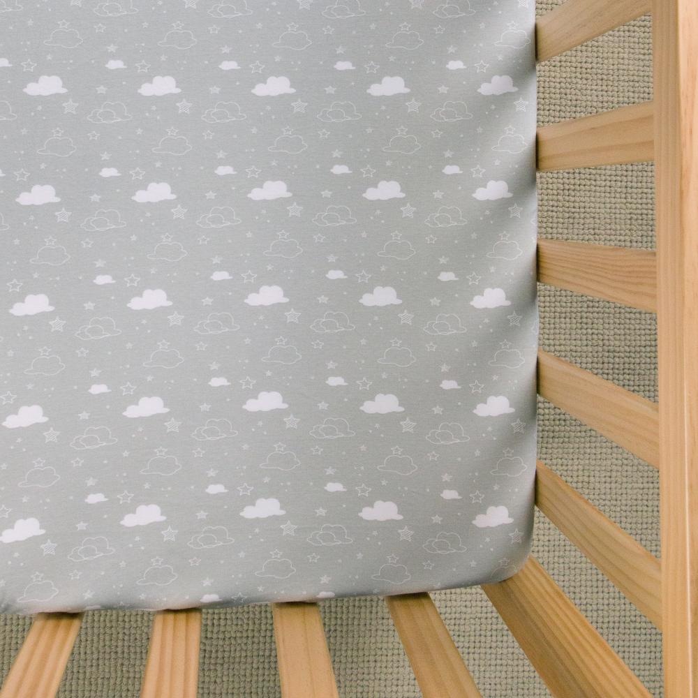 Baby Basics Cot Fitted Sheet - 132 x 71cm