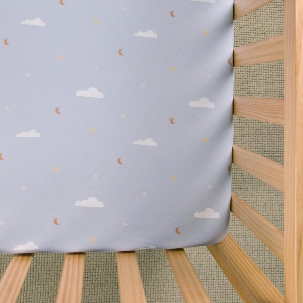 Baby Basics Cot Fitted Sheet - 132 x 71cm