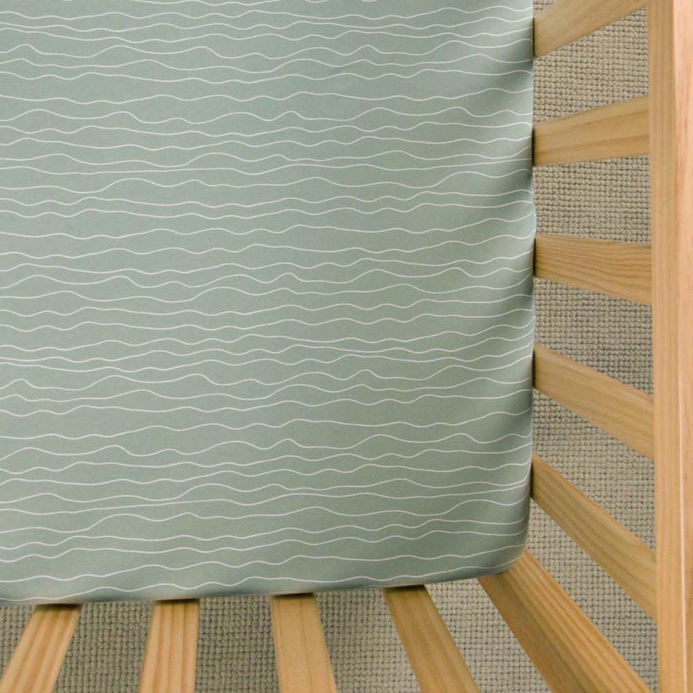 Baby Basics Cot Fitted Sheet - 132 x 71cm