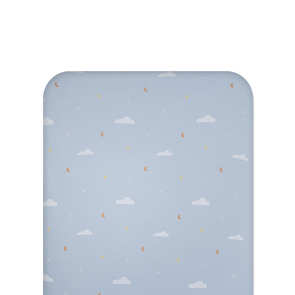 Baby Basics Bassinet Fitted Sheet / Change Pad Cover - 80 x 40cm