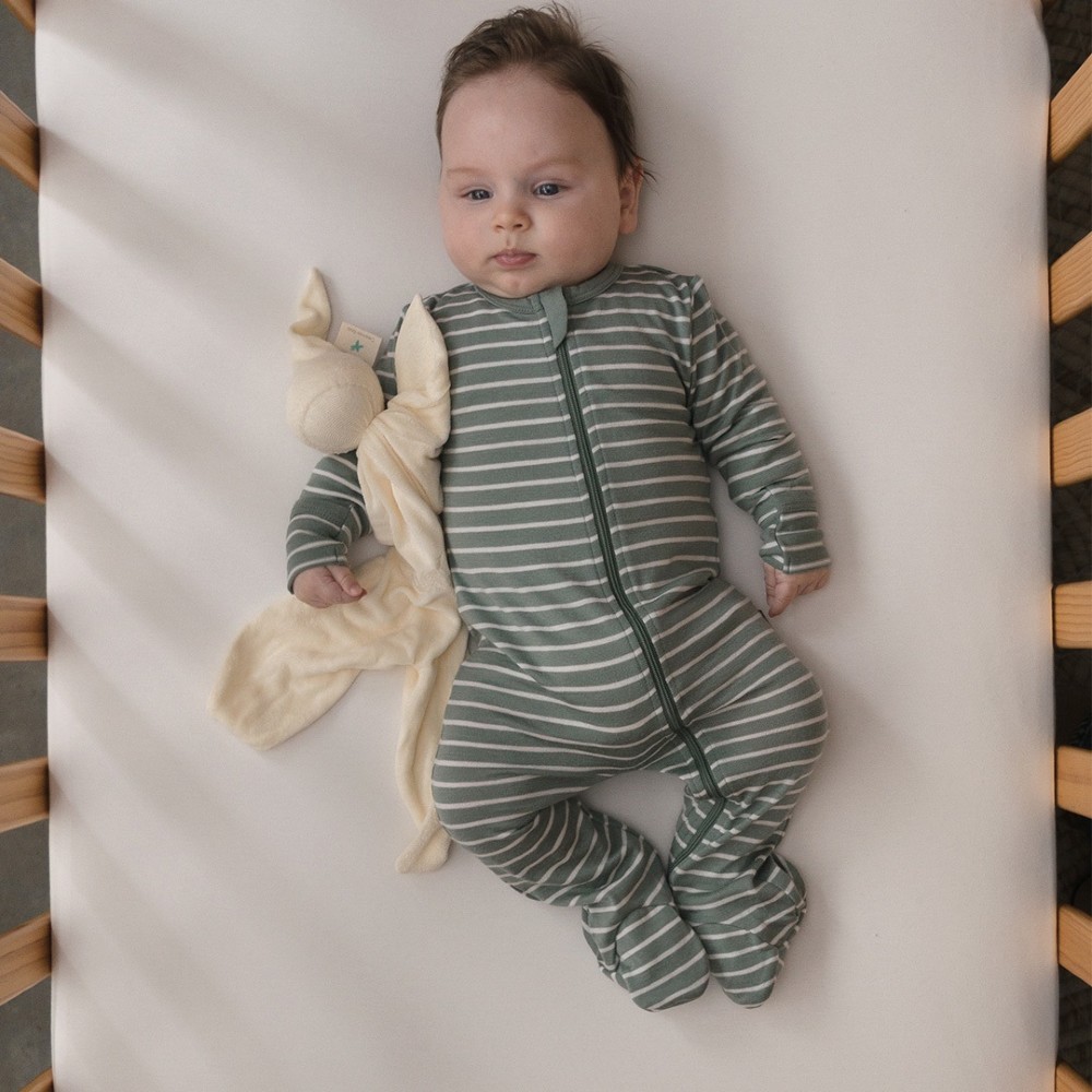 The Sleep Store Jersey New Zealand Merino Wool Footed Zipsuit - Newborn - 6-12 months