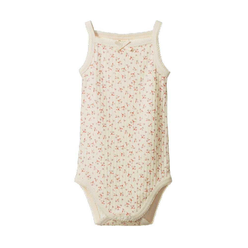 Nature Baby Pointelle Camisole Bodysuit