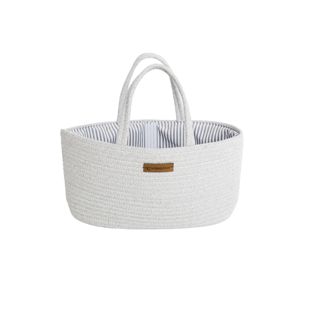 The Sleep Store Cotton Rope Nappy Caddy