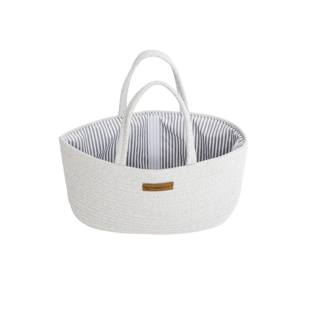 The Sleep Store Cotton Rope Nappy Caddy