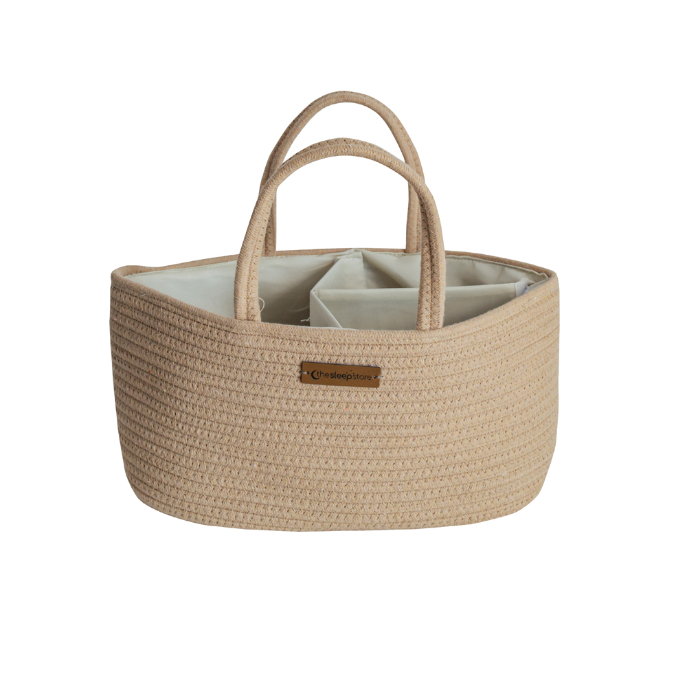 The Sleep Store Cotton Rope Nappy Caddy