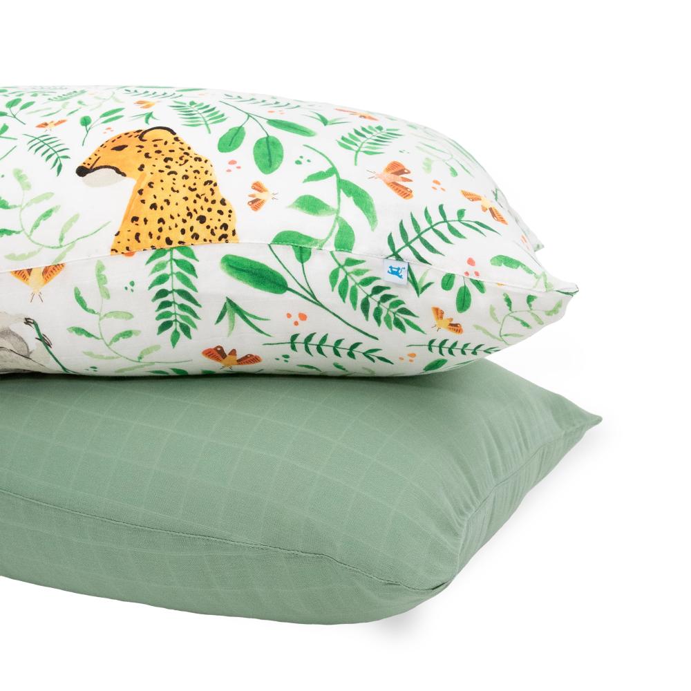 Little Unicorn Cotton Muslin Pillowcase 2pk - Clearance