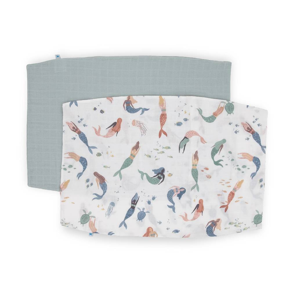 Little Unicorn Cotton Muslin Pillowcase 2pk - Clearance