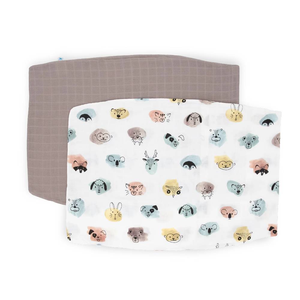 Little Unicorn Cotton Muslin Pillowcase 2pk - Clearance