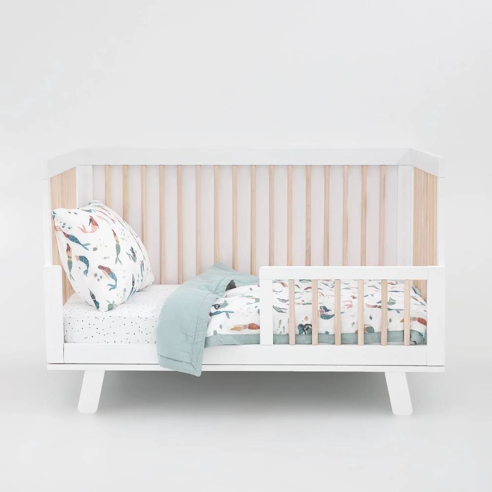 Muslin Bedding Set (Cot sheet, comforter + pillowcase) - Clearance