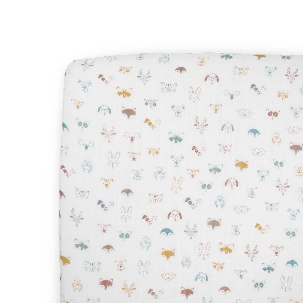 Muslin Bedding Set (Cot sheet, comforter + pillowcase) - Clearance