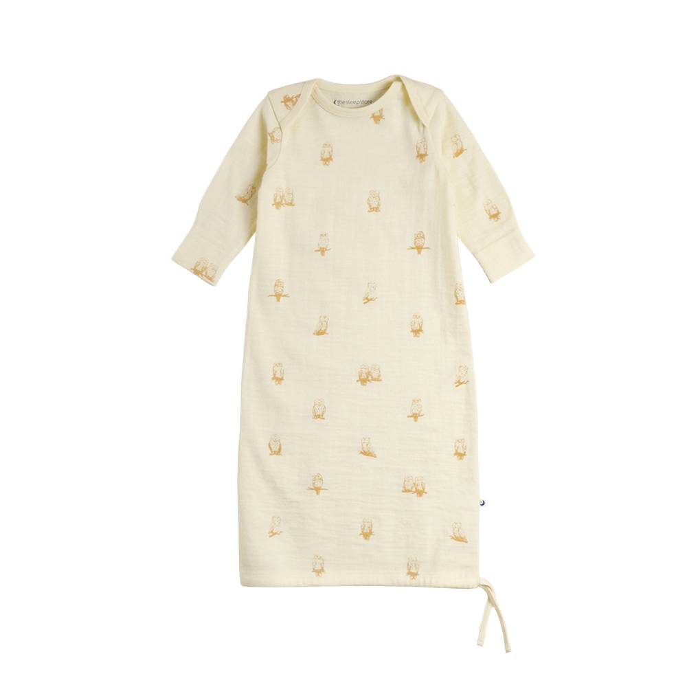 The Sleep Store Jersey NZ Merino Drawstring Baby Gown