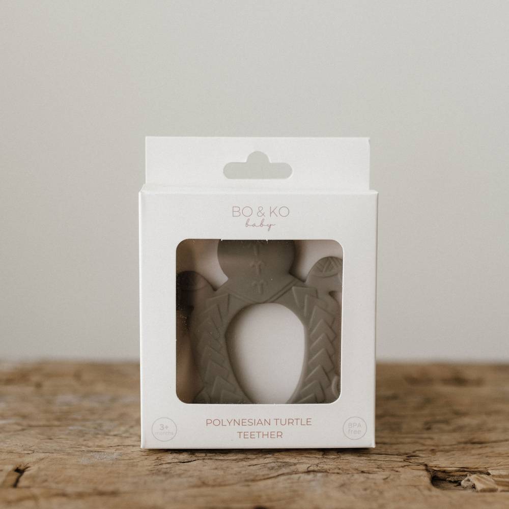 BO & KO Baby Pacific Island Turtle Teether