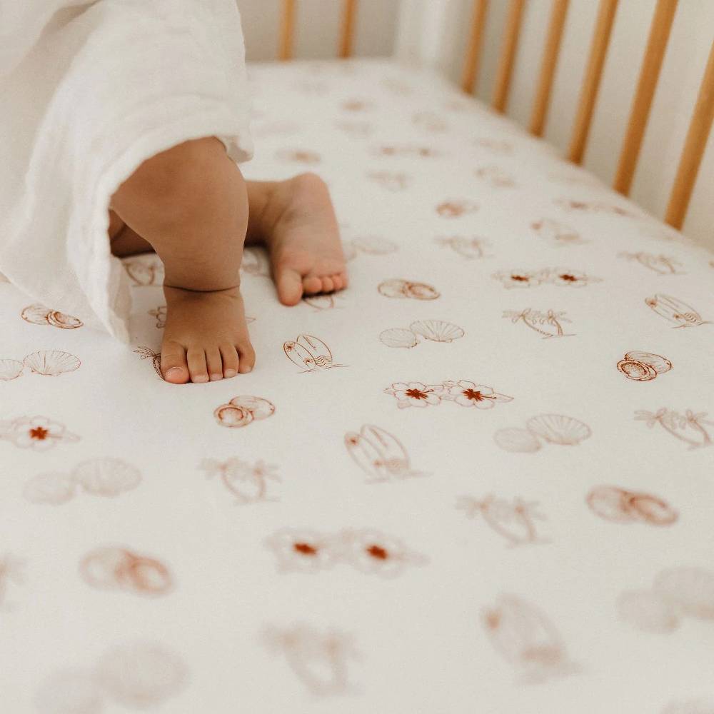 BO & KO Baby Fitted Cot Sheet 70 x 130cm