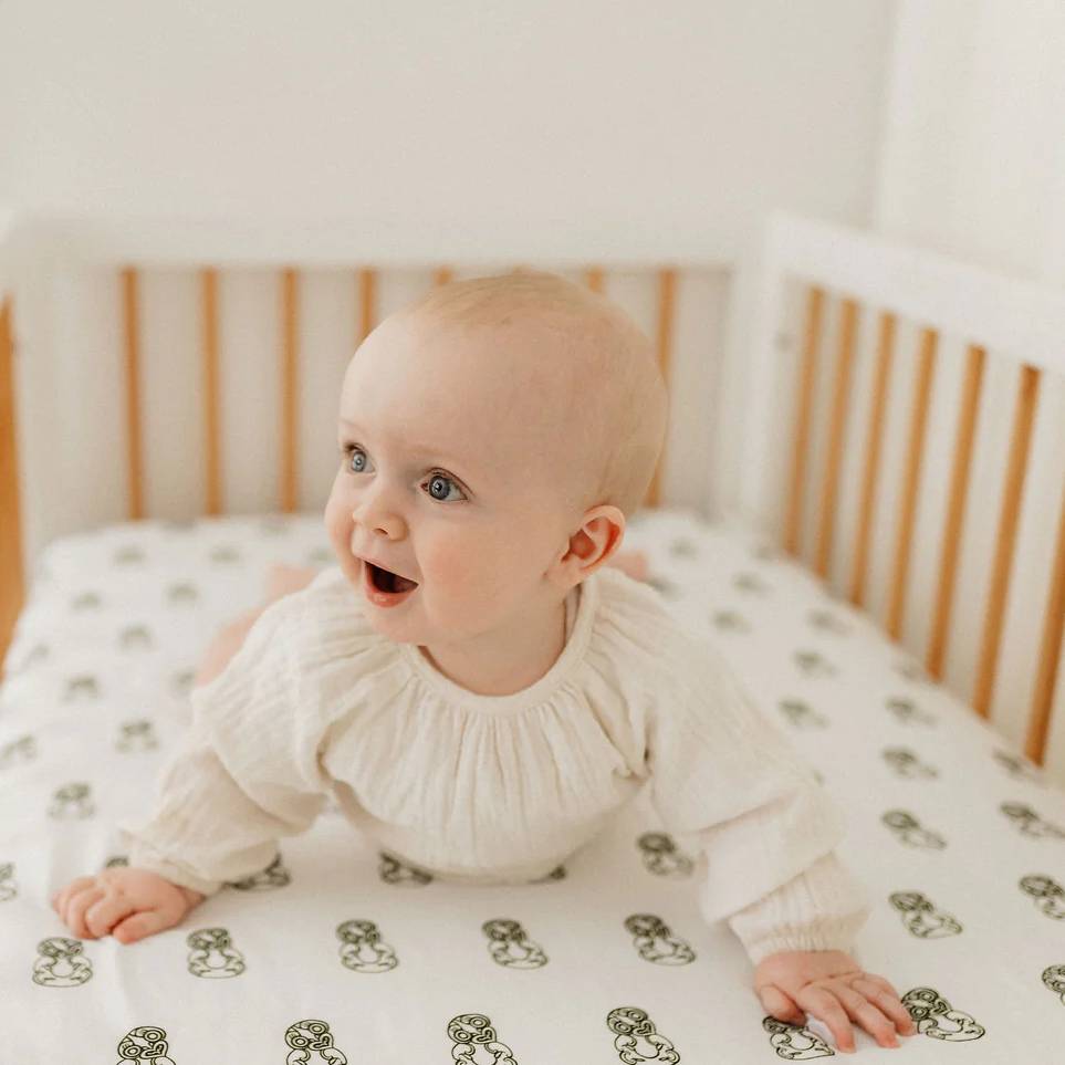 BO & KO Baby Fitted Cot Sheet 70 x 130cm