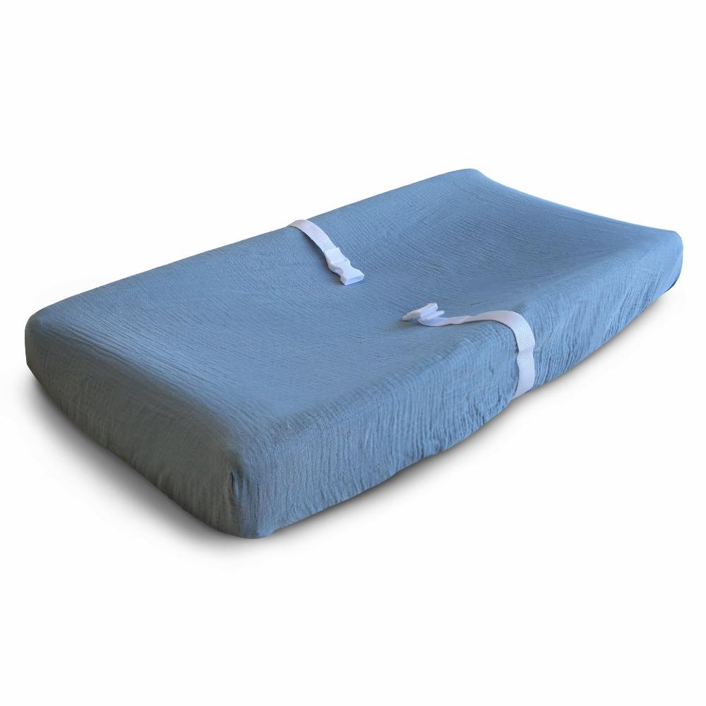 Mushie Extra Soft Muslin Changing Pad Cover - Clearance