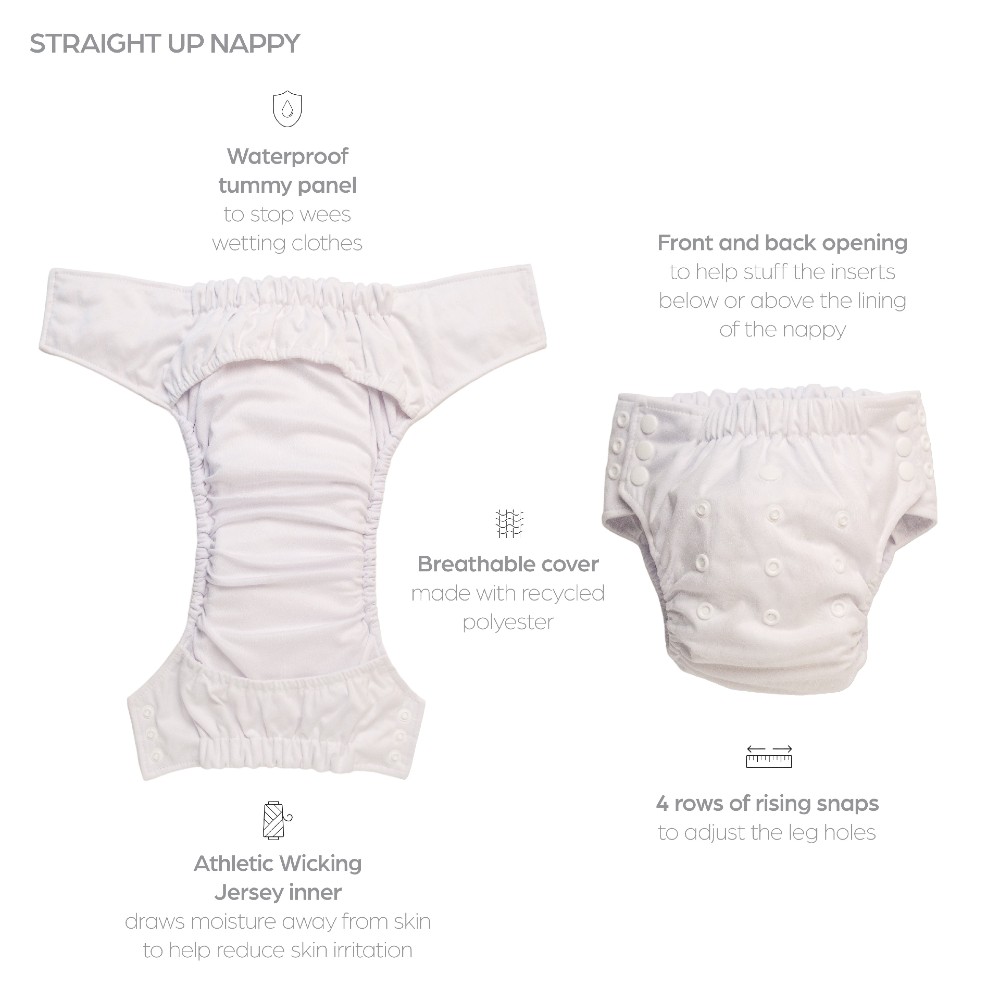 Nestling Straight Up Nappy - Katherine Quinn Collection