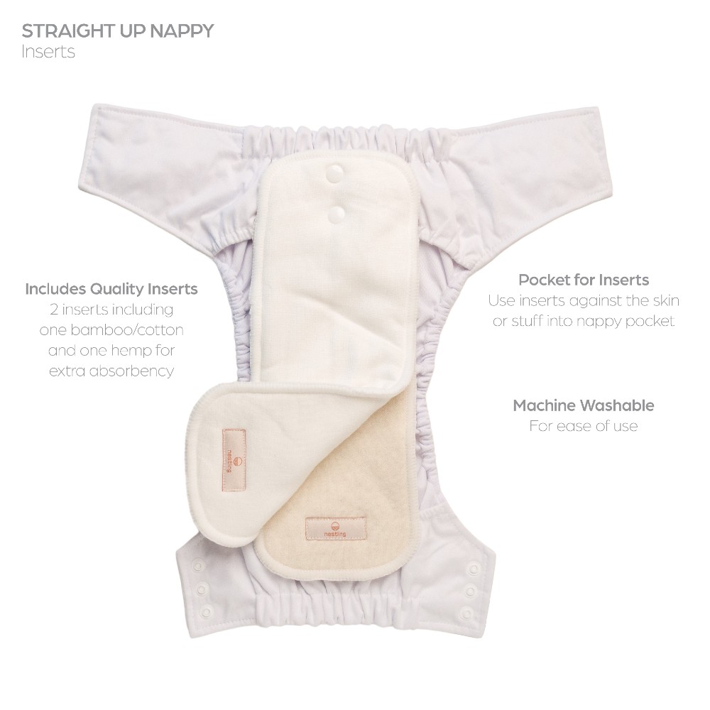 Nestling Straight Up Nappy - Katherine Quinn Collection