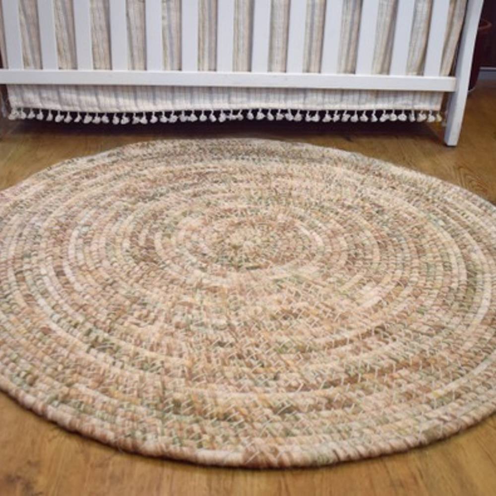 Crane Baby Willow Circular Rug (Click and Collect only)