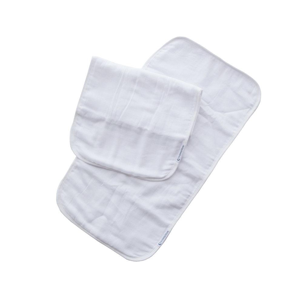 The Sleep Store Muslin Burp Cloth 2pk