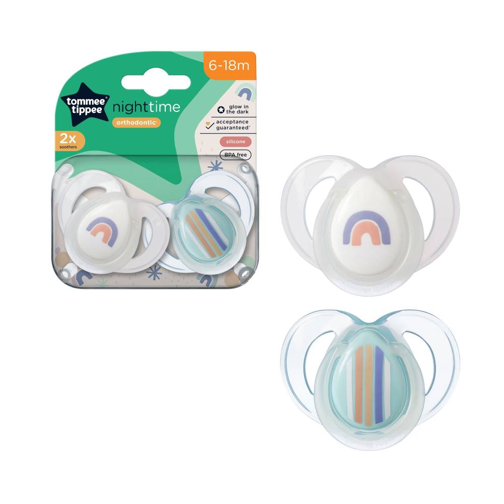 Tommee Tippee - Glow Night Soothers 2 Pack