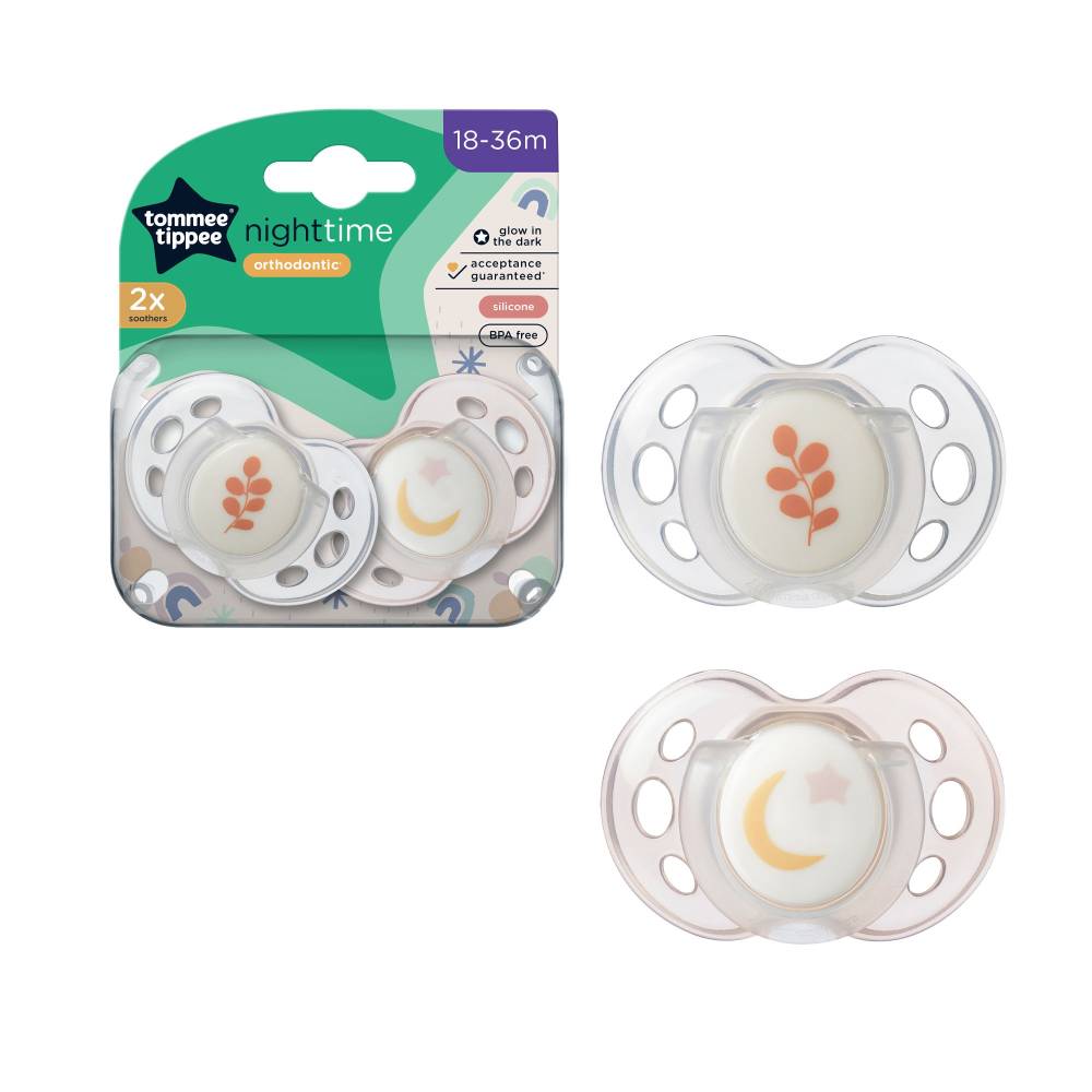 Tommee Tippee - Glow Night Soothers 2 Pack