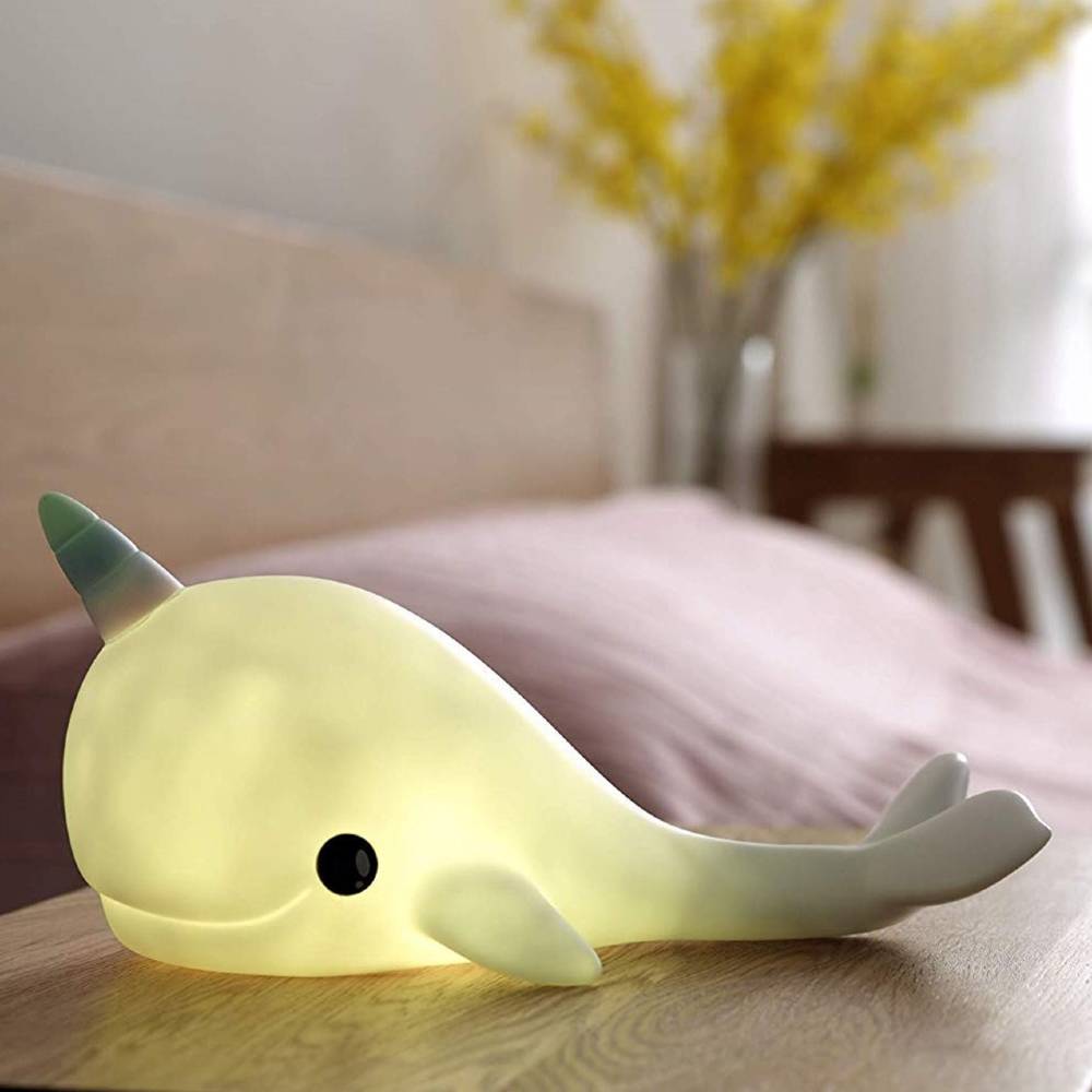 Stellar Haus Rechargeable Night Light - Squishy Narwhal