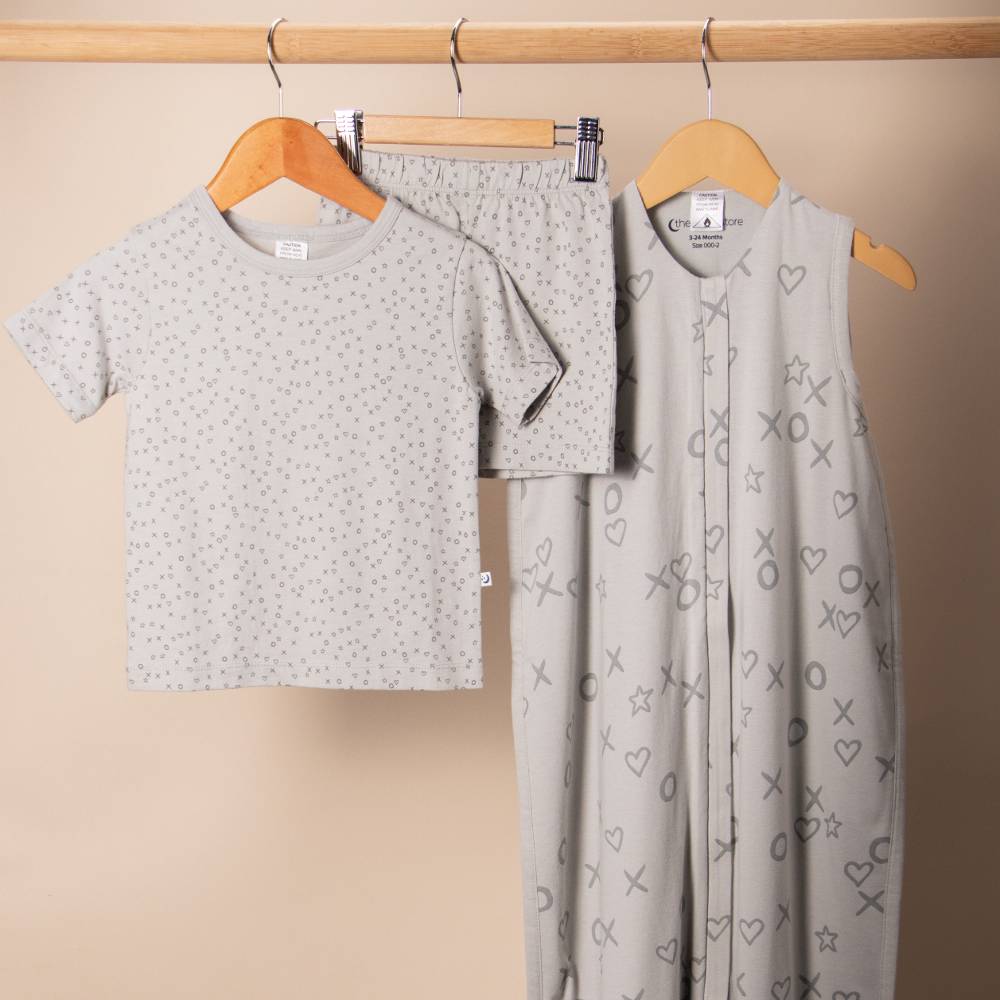 The Sleep Store 0.2 tog Organic Cotton Front Zip Summer Sleeping Bag