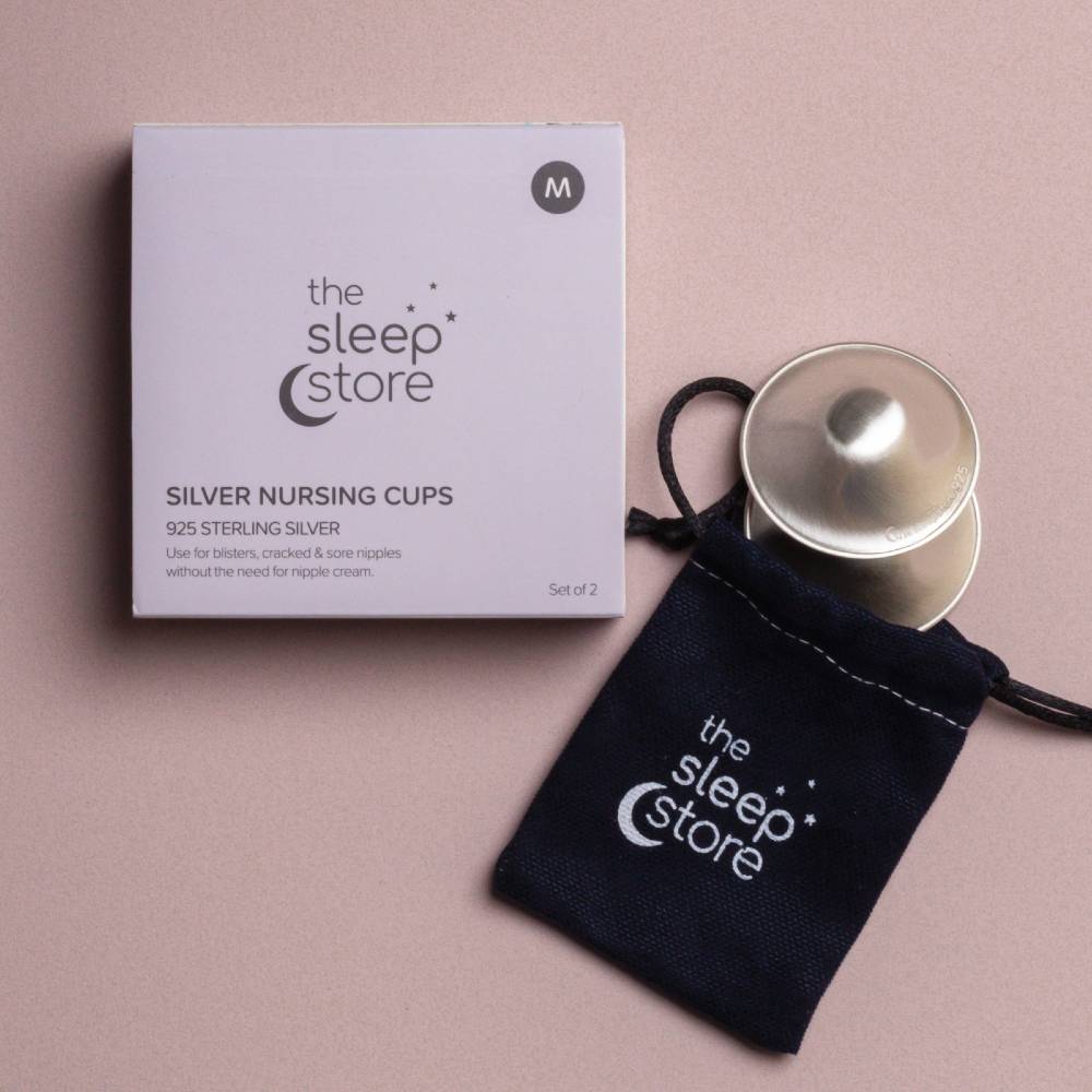 The Sleep Store Silver Nipple Cups - 925 Silver