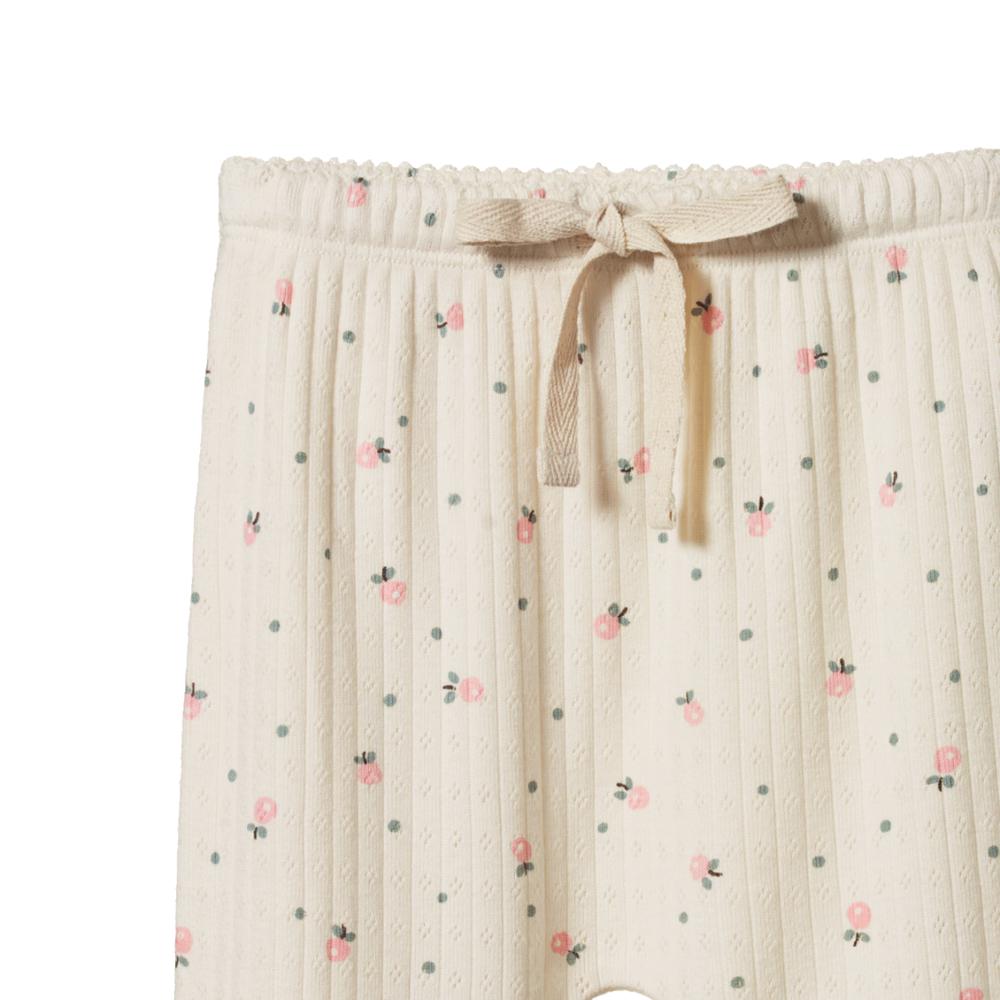 Nature Baby Pointelle Footed Romper