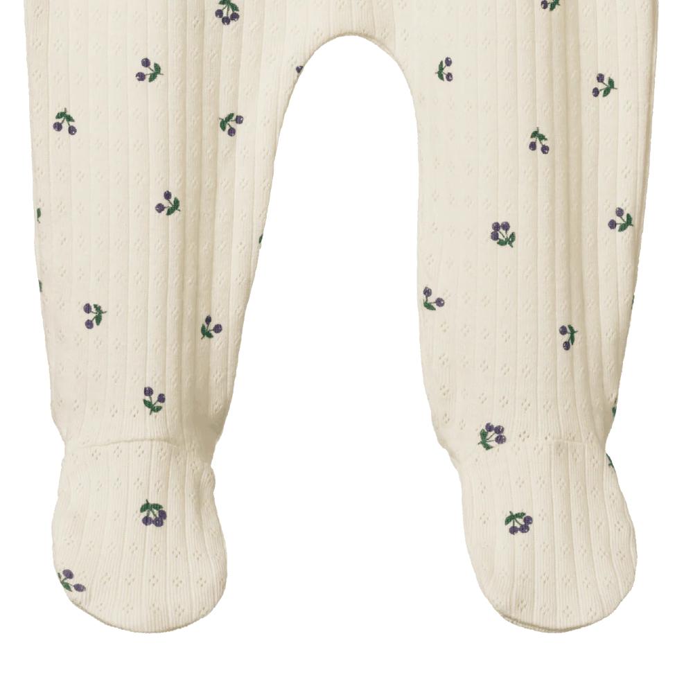 Nature Baby Pointelle Footed Romper