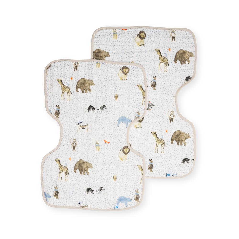 Little Unicorn Muslin Burp Cloth 2 Pack - Clearance