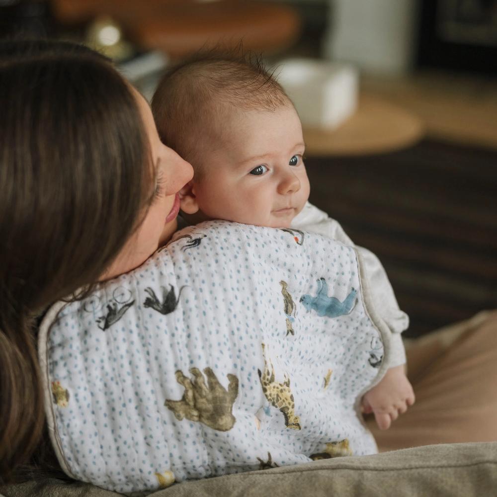 Little Unicorn Muslin Burp Cloth 2 Pack - Clearance