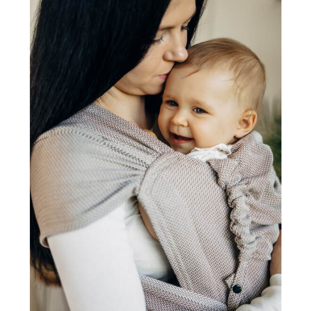 Lenny Lamb Half Buckle Herringbone