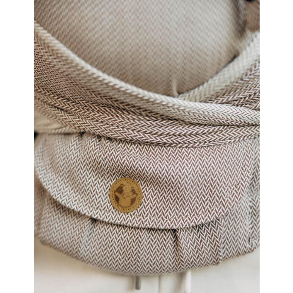 Lenny Lamb Half Buckle Herringbone