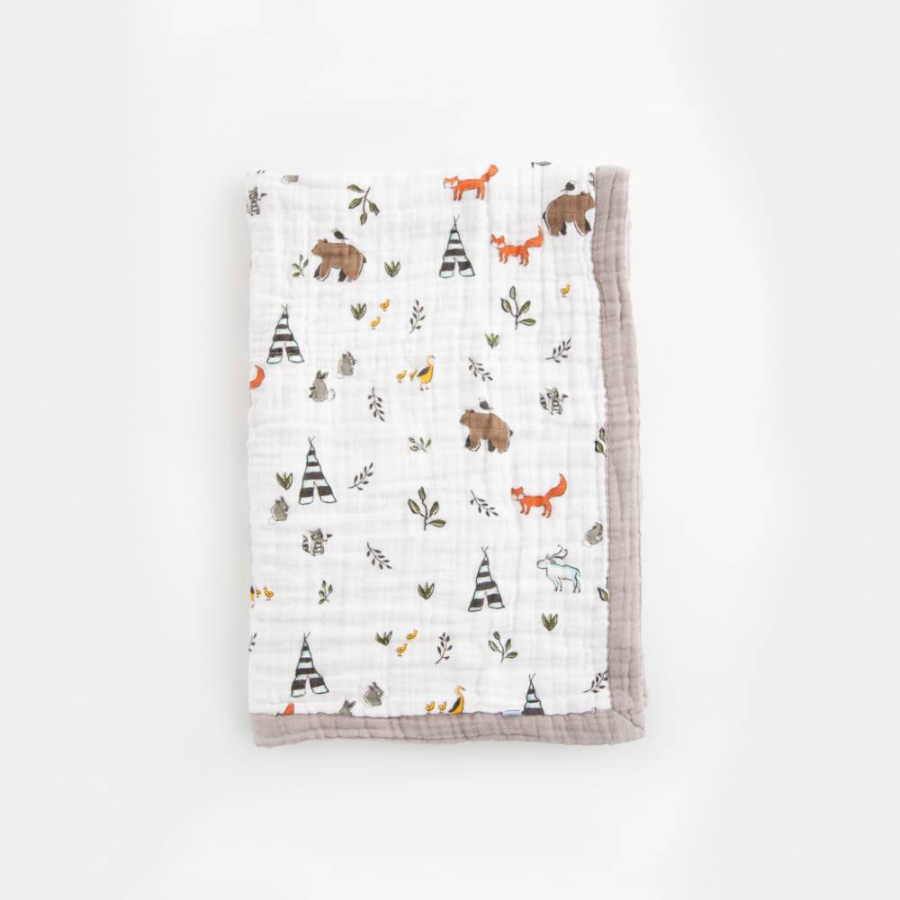Little Unicorn Cotton Muslin Baby Blanket - Clearance