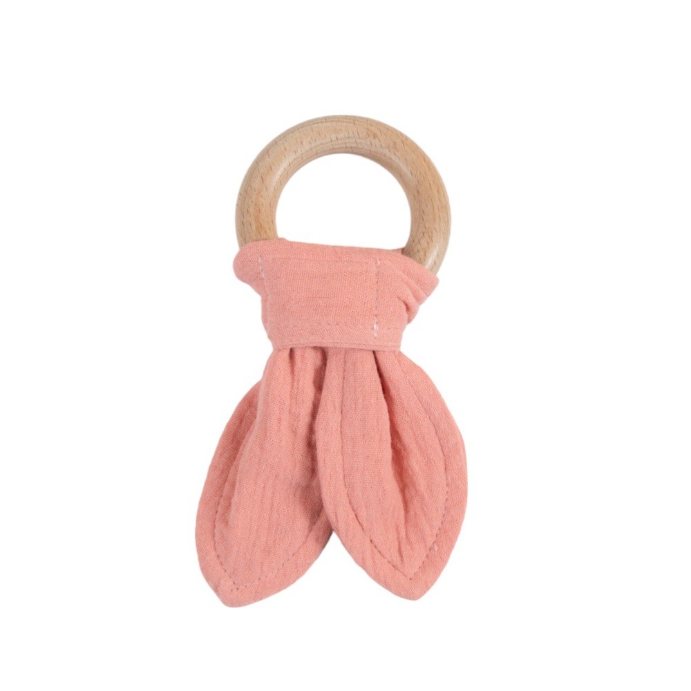 The Sleep Store Muslin & Wood Teether