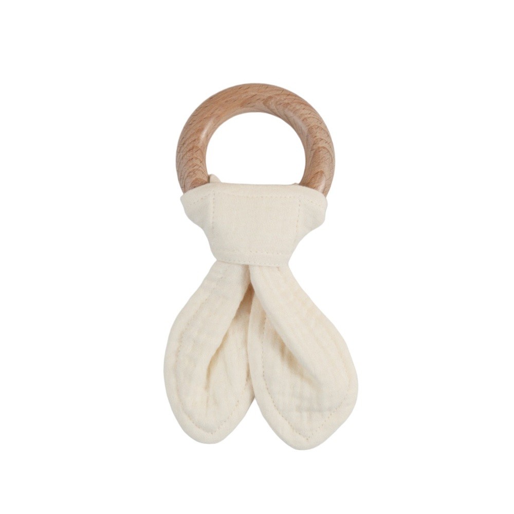 The Sleep Store Muslin & Wood Teether
