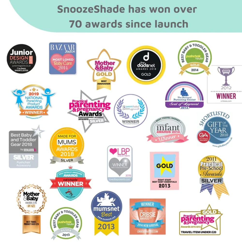 SnoozeShade Buggy Sun & Sleep Shade - Twin Deluxe