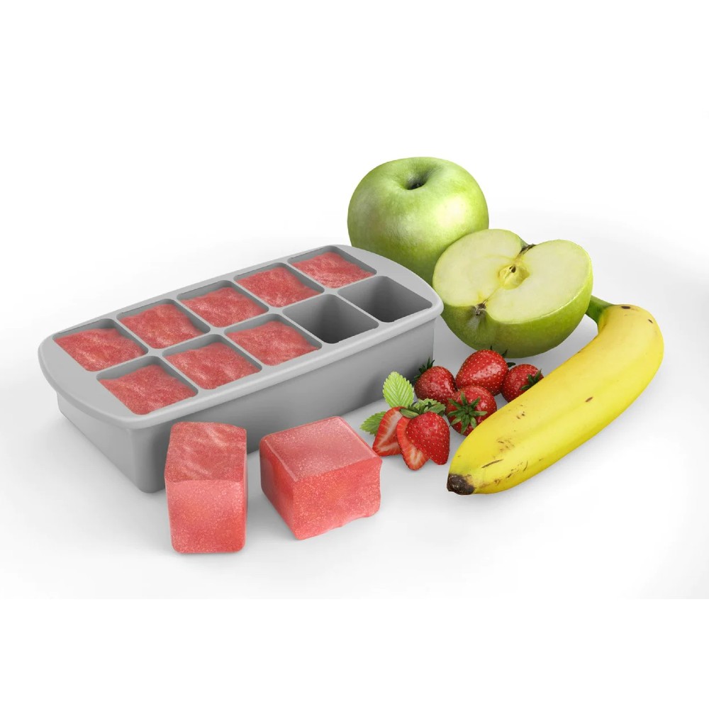 Melii Silicone Baby Food Freezer Tray with Lid