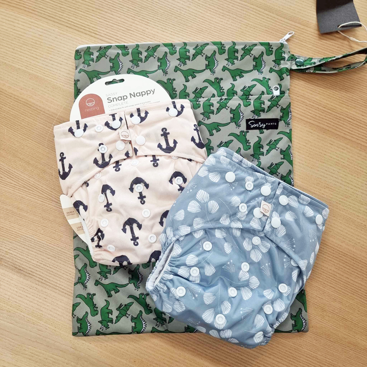 Nestling Nappy Trial Pack - Snap