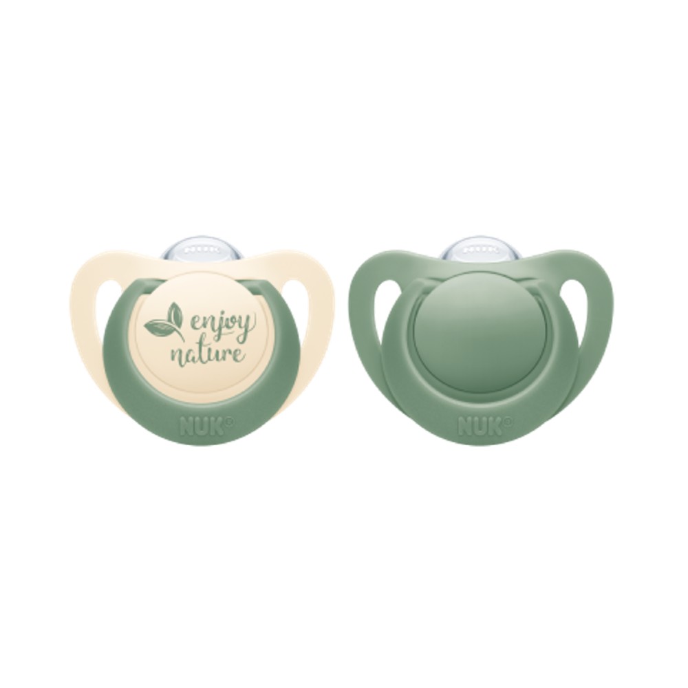 Nuk for Nature Silicone Soother 2pk