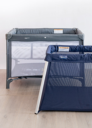 standard travel cot mattress size