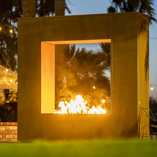 The Williams Fireplace (Corten Steel)