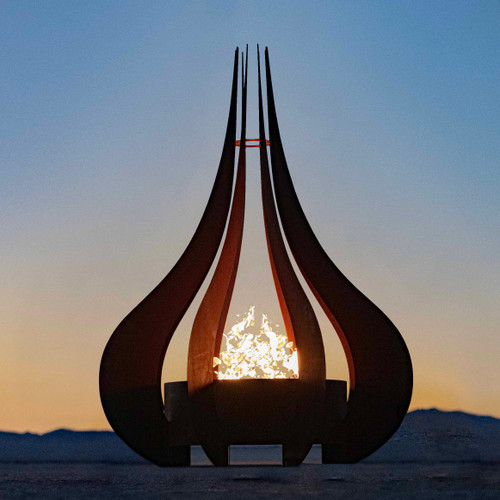 The Comet fire sculpture