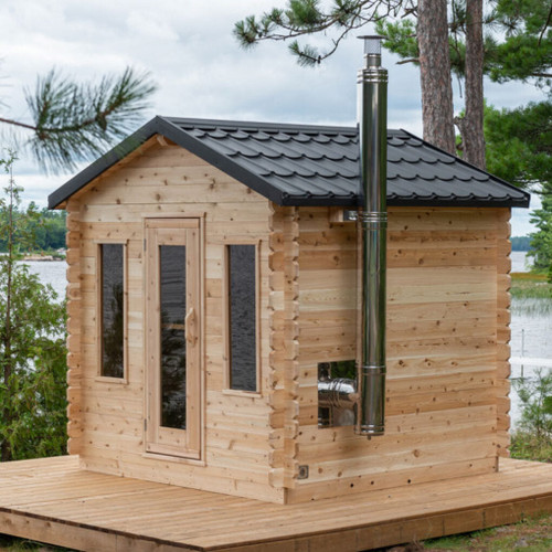 Canadian Timber Georgian CTC88 Outdoor Cabin Sauna 